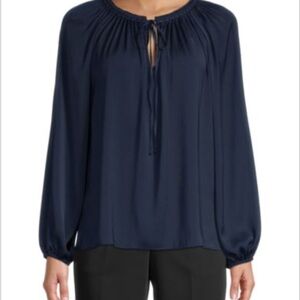 Kobi Halperin Caprice Tie-Neck Blouse